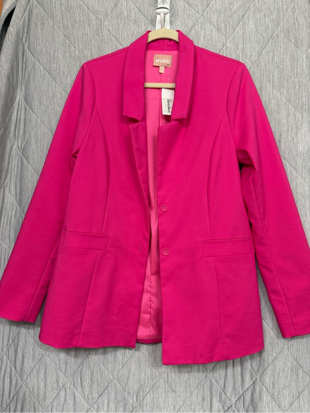 Show Me Your MuMu NWT Hot Pink Major Blazer